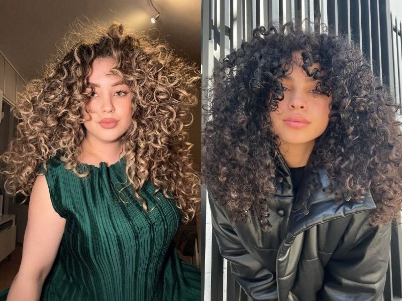 face framing layer hairstyles for curly hair