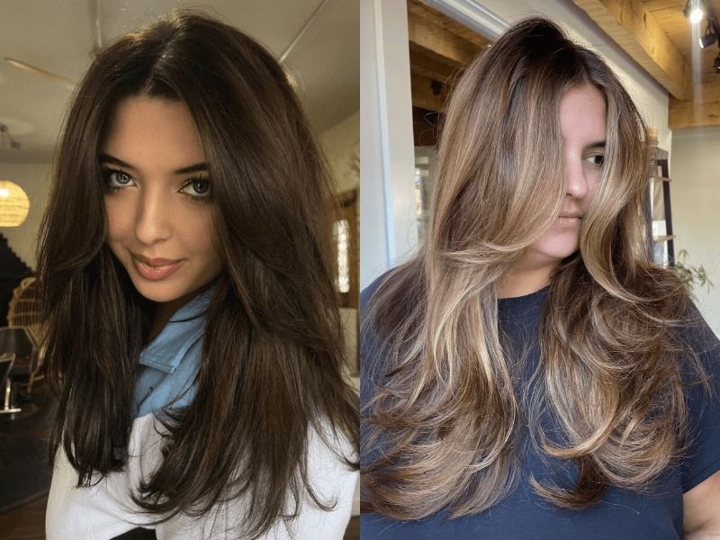 old money brunette hair