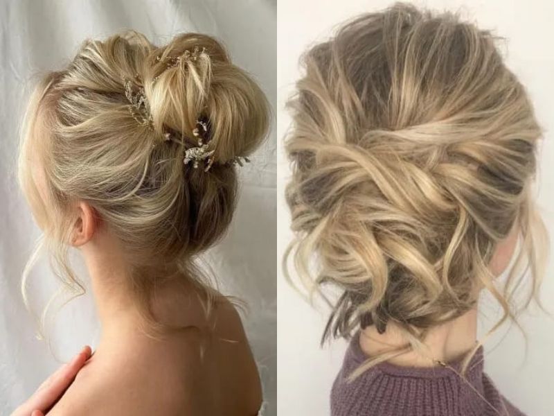 updos for medium length hair