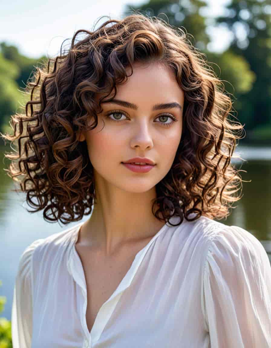 32 Stunning Shoulder Length Curly Hairstyles To Elevate Your Look 