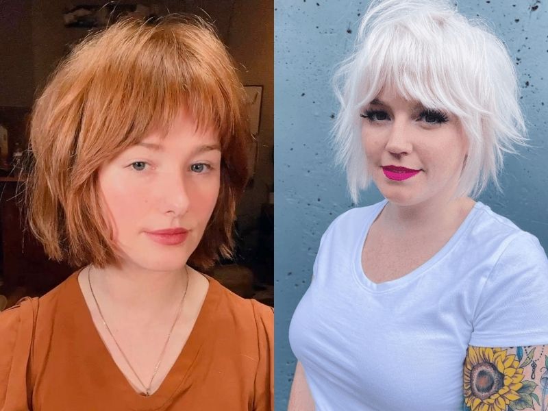 Shaggy Bob for Fine Hair