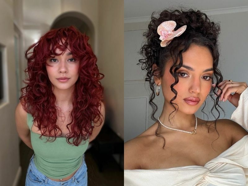 Face Framing Curly Hair