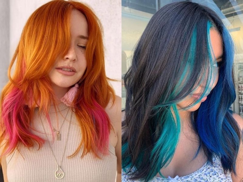 Peekaboo Hair Color Ideas