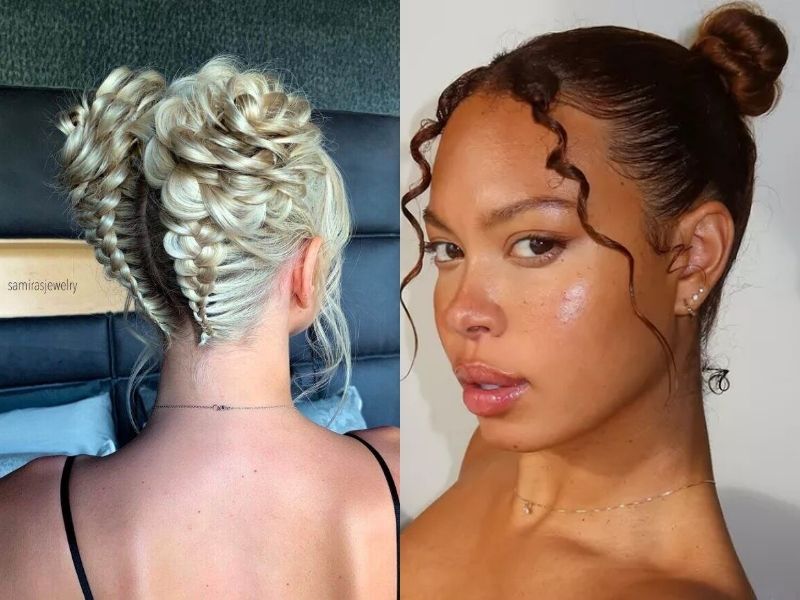 Buns hairstyles