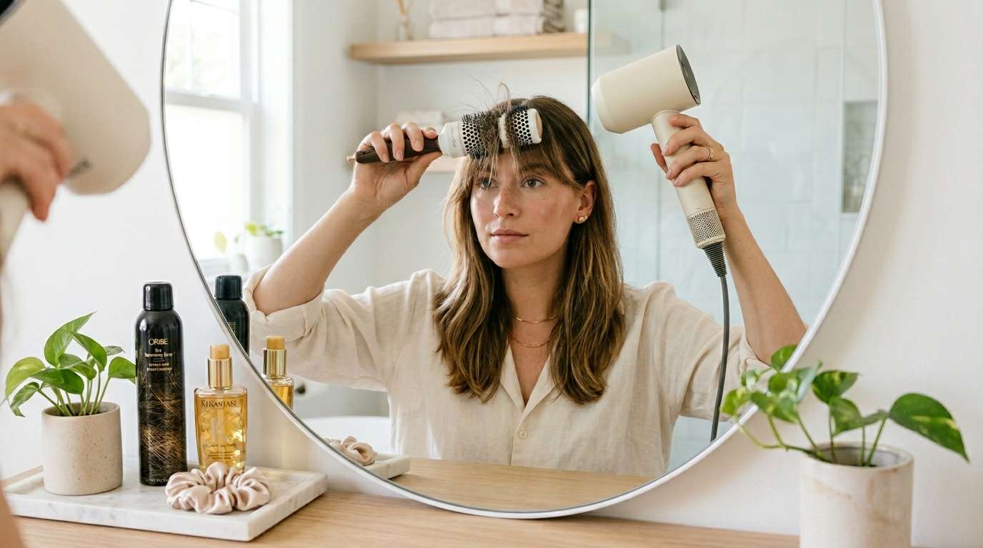 How to keep bangs from splitting