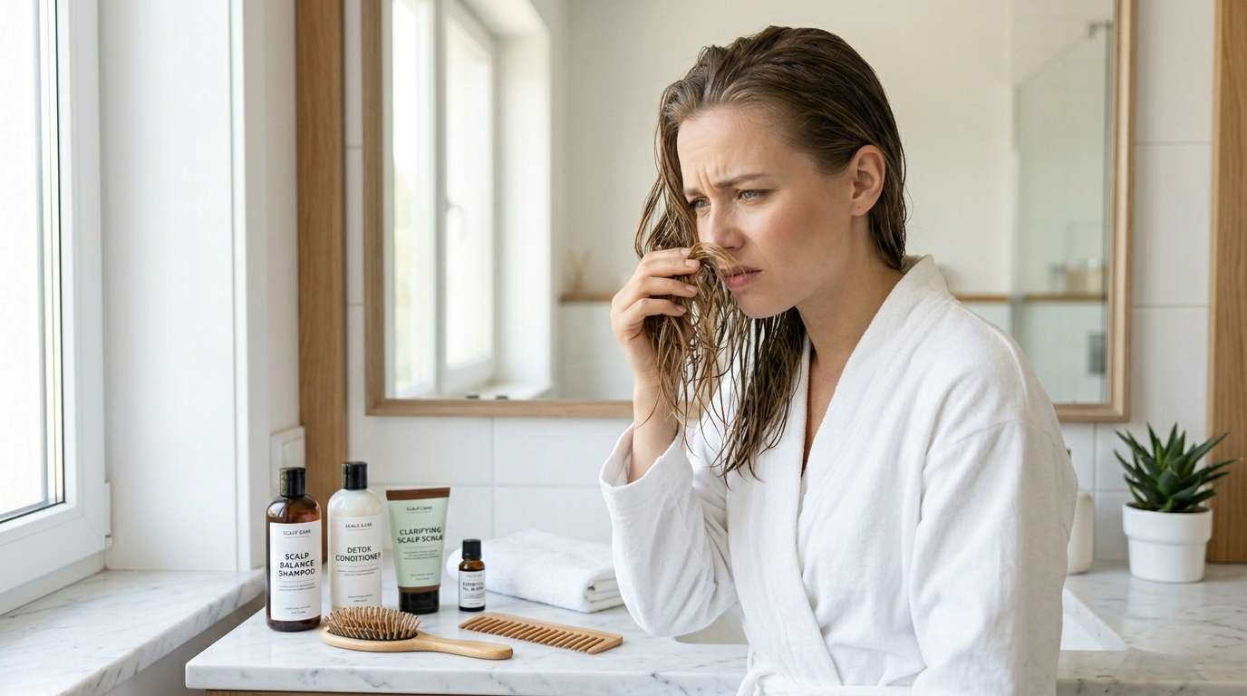 Why does my hair smell bad even after washing